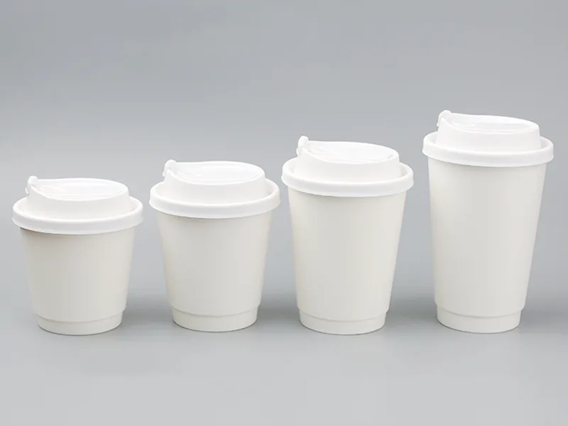 Double-Insulated White Paper Cup