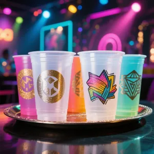 Custom Plastic Cups with Logo Your Key to Effective Brand Promotion