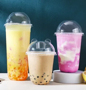 U-Shaped Clear PP Plastic Cup